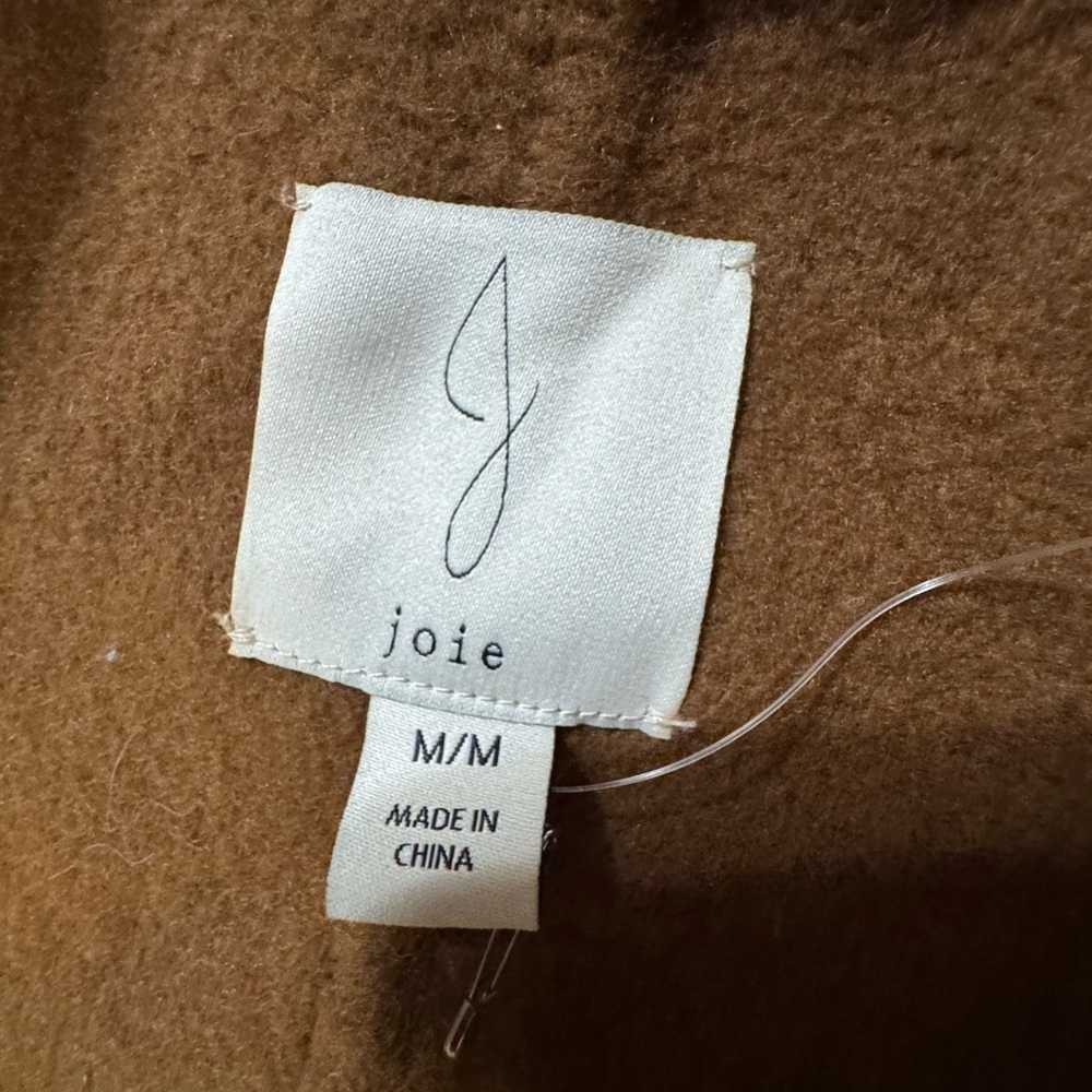 Joie Brown Wool Blend Coat - Picture 3 of 4
